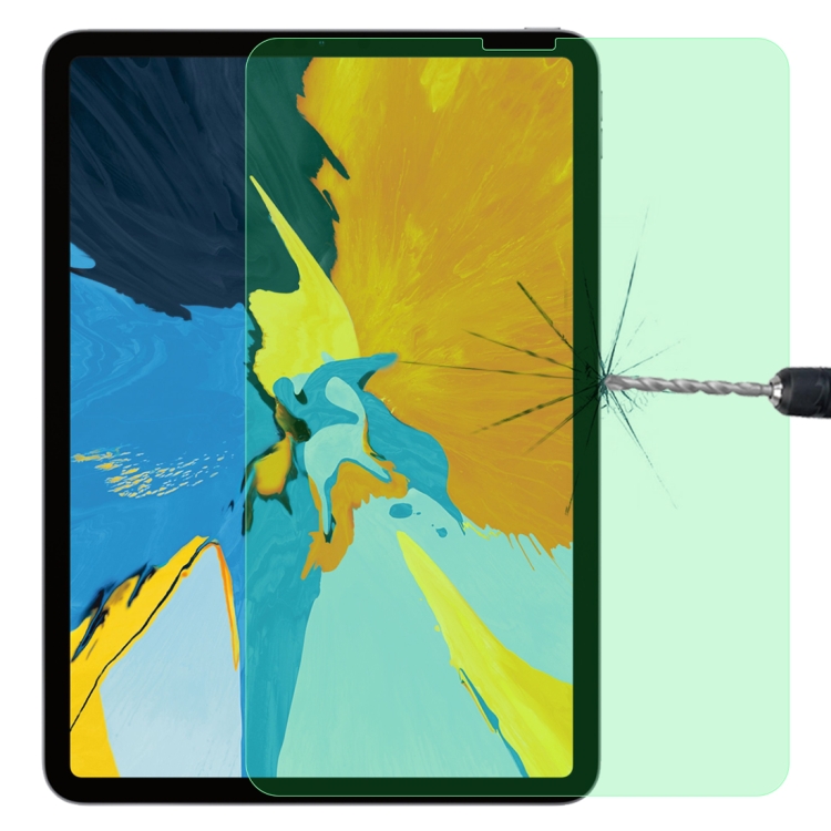 

For iPad Pro 11 (2020) 9H 2.5D Eye Protection Green Light Explosion-proof Tempered Glass Film