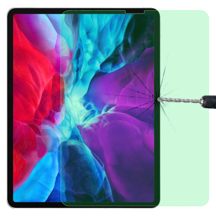 

For iPad Pro 12.9 (2020) 9H 2.5D Eye Protection Green Light Explosion-proof Tempered Glass Film