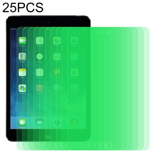 

For iPad Mini 3 & 2 25 PCS 9H 2.5D Eye Protection Green Light Explosion-proof Tempered Glass Film