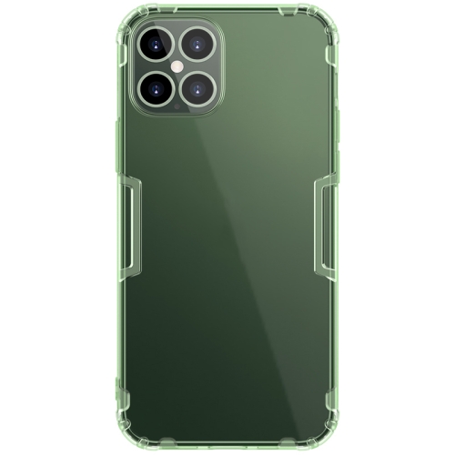 

For iPhone 12 Pro Max NILLKIN Nature TPU Transparent Soft Protective Case(Green)