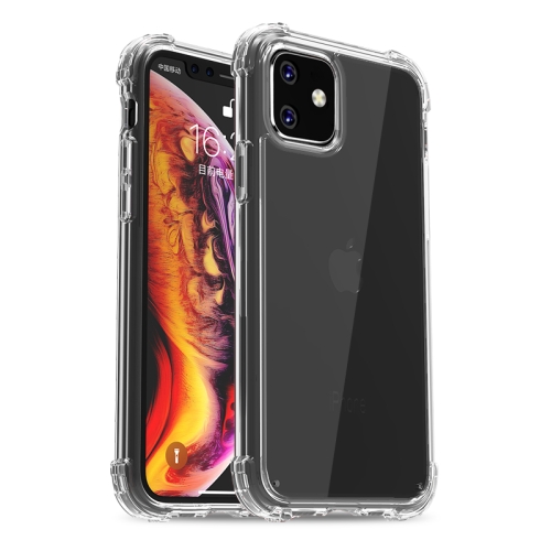 

For iPhone 11 iPAKY Airbag Shockproof Clear TPU + PC Case(Transparent)