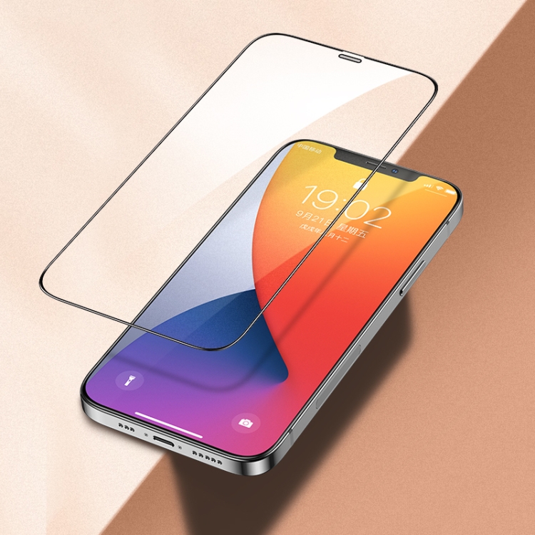 

For iPhone 12 Pro Max Benks V Pro+ Series 0.3mm HD Frosted Tempered Glass Film + Metal Dust Filter