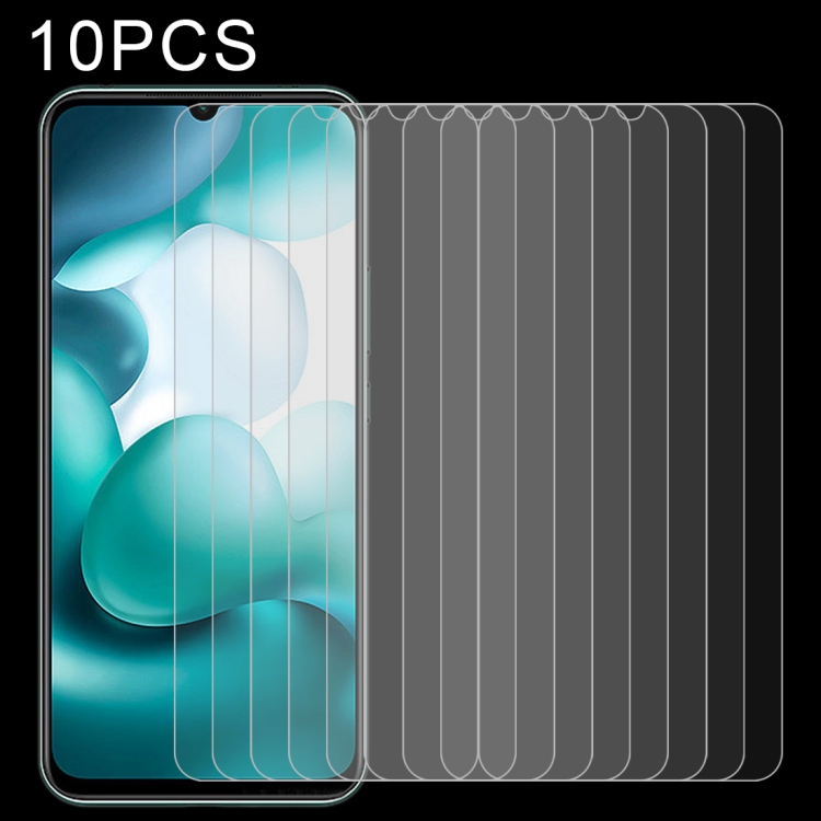 

For Xiaomi Mi 10 Lite Zoom 10 PCS 0.26mm 9H 2.5D Tempered Glass Film
