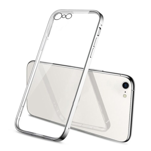

For iPhone SE 2020 Magic Cube Plating TPU Protective Case(Silver)