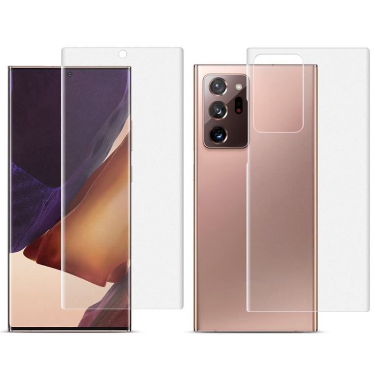 

For Samsung Galaxy Note20 Ultra 2 PCS IMAK Hydrogel Film III Full Coverage Hydrogel Film Screen Protector + Back Cover Protector(Frosted Film)