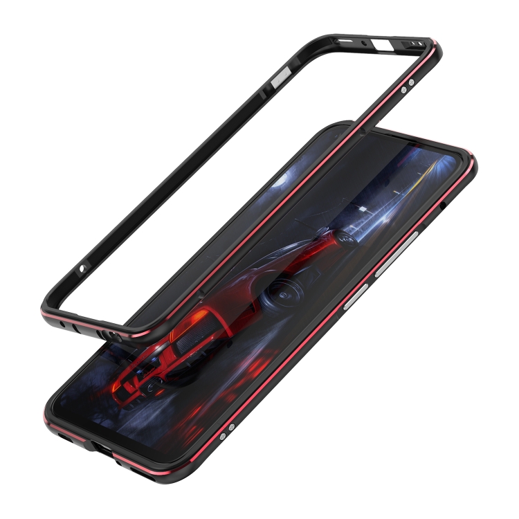 

For Huawei Honor 30 Aluminum Alloy Shockproof Protective Bumper Frame(Black Red)