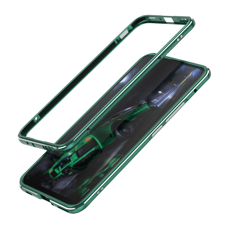 

For Huawei Honor 30S Aluminum Alloy Shockproof Protective Bumper Frame(Green)