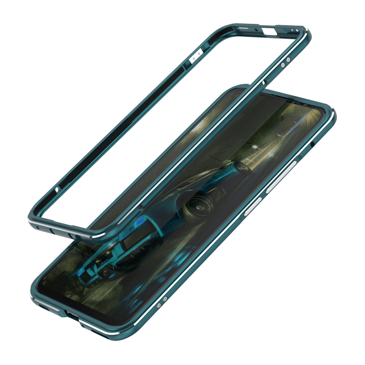 

For Huwei Nova 7 Aluminum Alloy Shockproof Protective Bumper Frame(Green)