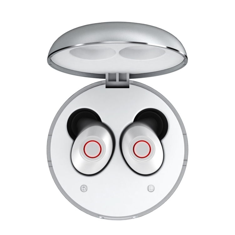 

REMAX TWS-08 Bluetooth 5.0 Metal True Wireless Bluetooth Stereo Earphone with Charging Box(Silver)