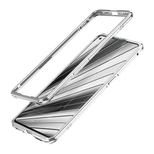 

For OPPO Reno3 Pro Aluminum Alloy Shockproof Protective Bumper Frame(Silver)