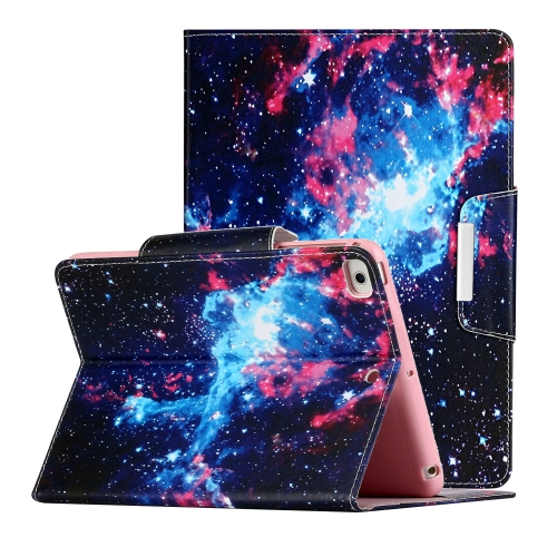 

For iPad Mini 4 / 3 / 2 / 1 Painted Pattern Horizontal Flip Leather Case with Holder(Starry Sky)