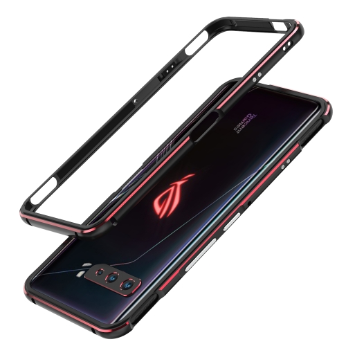 

For ASUS ROG Phone 3 ZS661KS Aluminum Alloy Shockproof Protective Bumper Frame(Black Red)