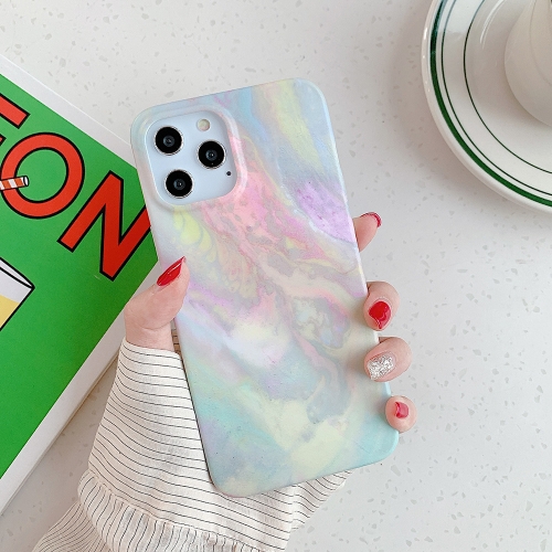 

For iPhone 12 mini Marble Pattern Soft TPU Protective Case(Colorful )