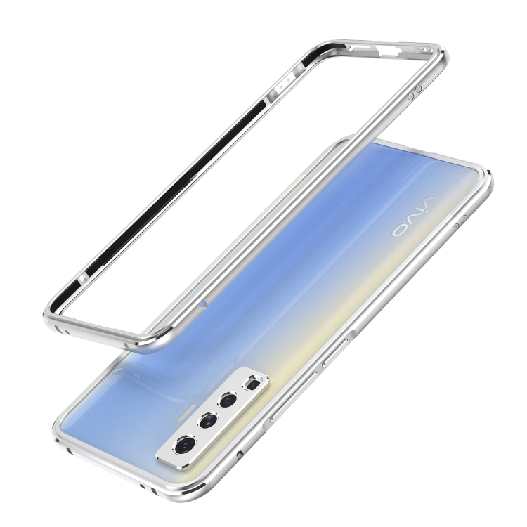 

For Vivo X50 & X50 Pro Aluminum Alloy Shockproof Protective Bumper Frame(Silver)