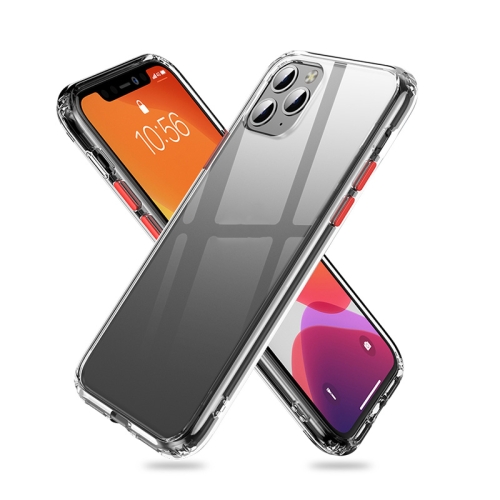 

For iPhone 11 Pro iPAKY Starshine Series Shockproof TPU + PC Case(Transparent + Red)