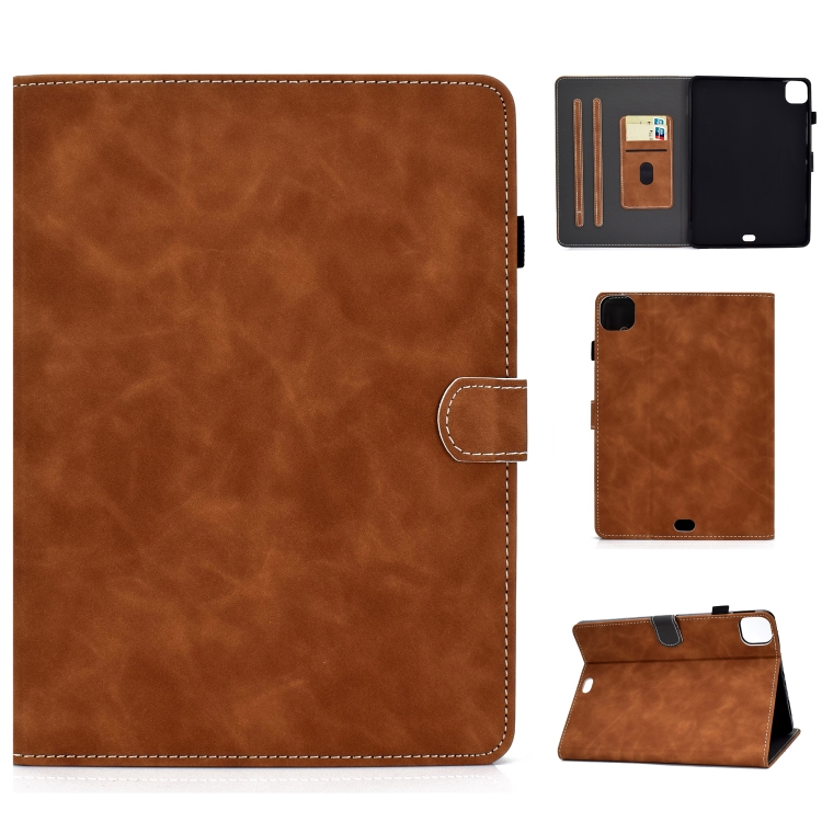 For iPad Air 2020 10.9 Cowhide Texture Horizontal Flip Leather Case with Holder & Card Slots & Sleep / Wake-up Function(Brown)
For iPad Air 2020 10.9 Cowhide Texture Horizontal Flip Leather Case with Holder & Card Slots & Sleep / Wake-up Function(Brown)