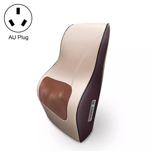 

Multifunctional Mini Massage Pillow Cervical Massager, Plug Type:AU Plug(Brown)