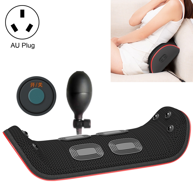 

Curvature Constant Temperature Hot Compress Waist Massager, Basic Version, Plug Type:AU Plug(Black)
