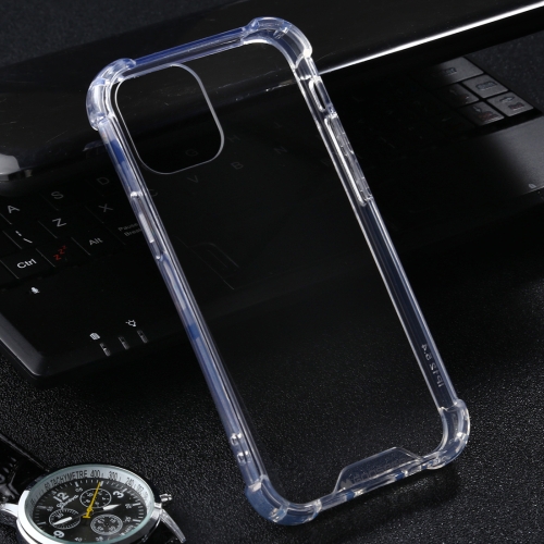 

For iPhone 12 / 12 Pro GOOSPERY SUPER Protect Four Corners Shockproof Soft TPU Case(Transparent)