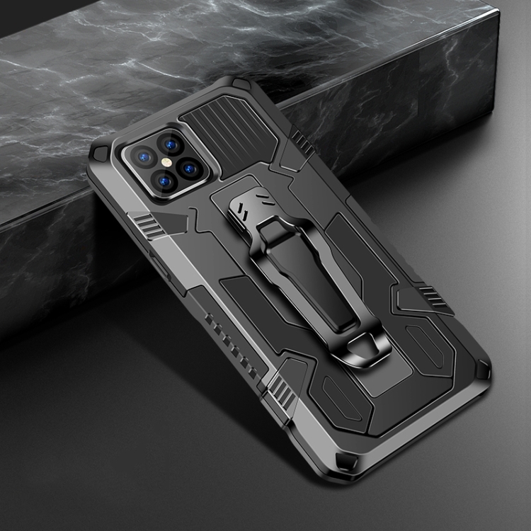 

For iPhone 12 mini Machine Armor Warrior Shockproof PC + TPU Protective Case(Black)