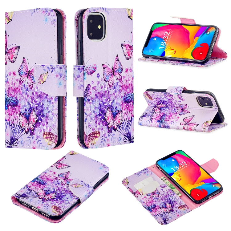 

For iPhone 11 3D Painted Pattern Horizontal Flip Leather Case with Holder & Card Slots & Wallet & Lanyard(Color Butterfly)