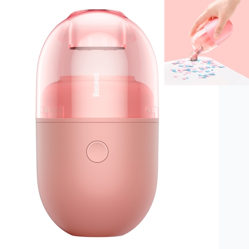 

Baseus C2 Desktop Capsule Vacuum Cleaner Household Wireless Portable Mini Handheld Powerful Vacuum Cleaner(Pink)