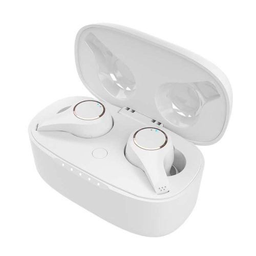 

HAMTOD G08 Bluetooth 5.0 Waterproof TWS Active Noise Cancelling Wireless Bluetooth Earphone with Charging Box(White)