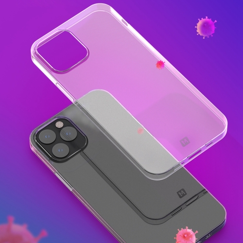 

For iPhone 12 Pro Max MOMAX Antibacterial Soft TPU Transparent Protective Case