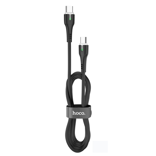 

Hoco X45 Surplus Type-C to Type-C PD Fast Charging Data Sync Charging Cable, Length:1m(Black)