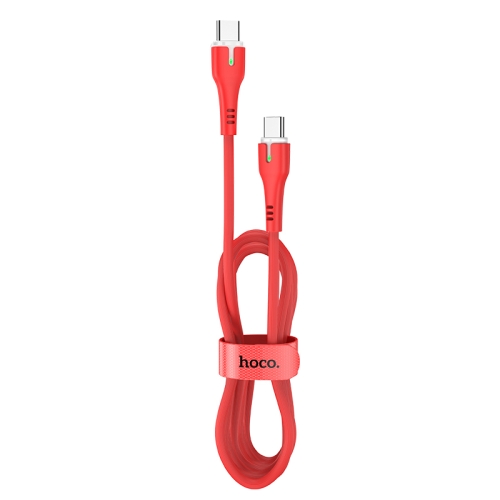 

Hoco X45 Surplus Type-C to Type-C PD Fast Charging Data Sync Charging Cable, Length:1.8m(Red)