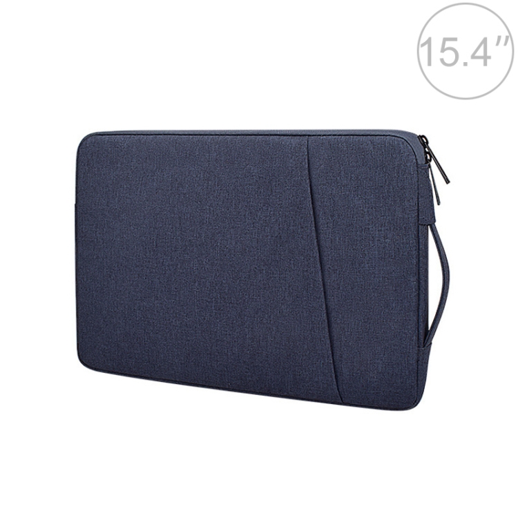 

ND01D Felt Sleeve Protective Case Carrying Bag for 15.4 inch Laptop(Navy Blue)