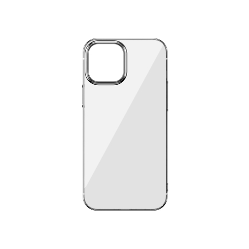 

For iPhone 12 mini Baseus Glitter Plating PC Shockproof Protective Case(Silver)