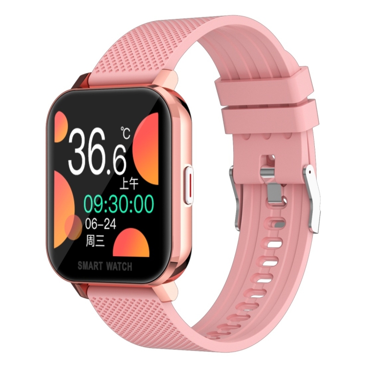 

MT28 1.54 inch TFT Screen IP67 Waterproof Business Sport Silicone Strip Smart Watch, Support Sleep Monitor / Heart Rate Monitor / Blood Pressure Monitoring(Rose Gold)
