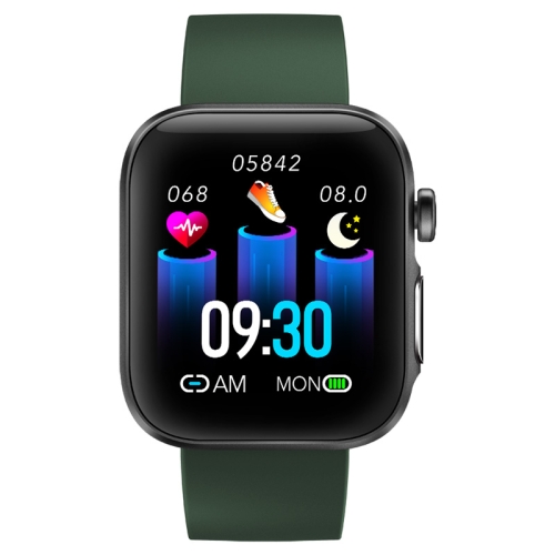 

HAMTOD GT2 1.3 inch TFT IPS Screen IP68 Waterproof Smart Watch Smart Bracelet, Support Call Reminder / Heart Rate Monitoring / Sleep Monitoring(Green)