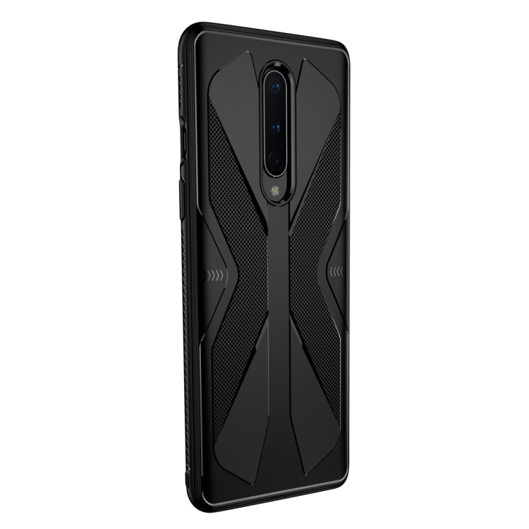 

For OnePlus 8 Pro Butterfly Shadow Shockproof Rubber TPU Protective Case(Black)