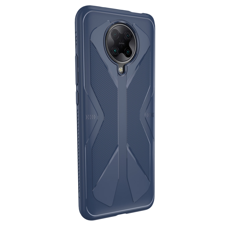 

For Xiaomi Redmi K30 Pro Butterfly Shadow Shockproof Rubber TPU Protective Case(Blue)