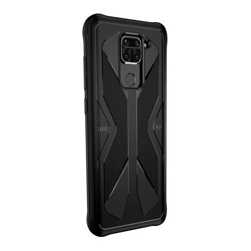 

For Xiaomi Redmi Note 9 Butterfly Shadow Shockproof Rubber TPU Protective Case(Black)