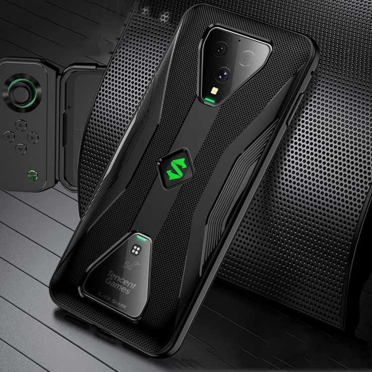

For Xiaomi Black Shark 3 / 3S Butterfly Shadow Shockproof Rubber TPU Protective Case(Black)