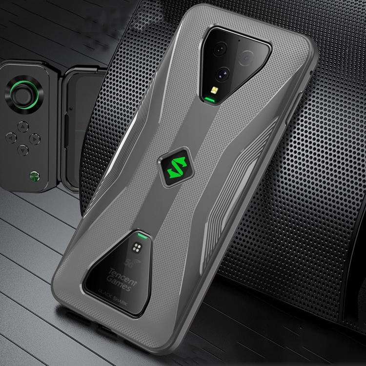 

For Xiaomi Black Shark 3 Pro Butterfly Shadow Shockproof Rubber TPU Protective Case(Grey)