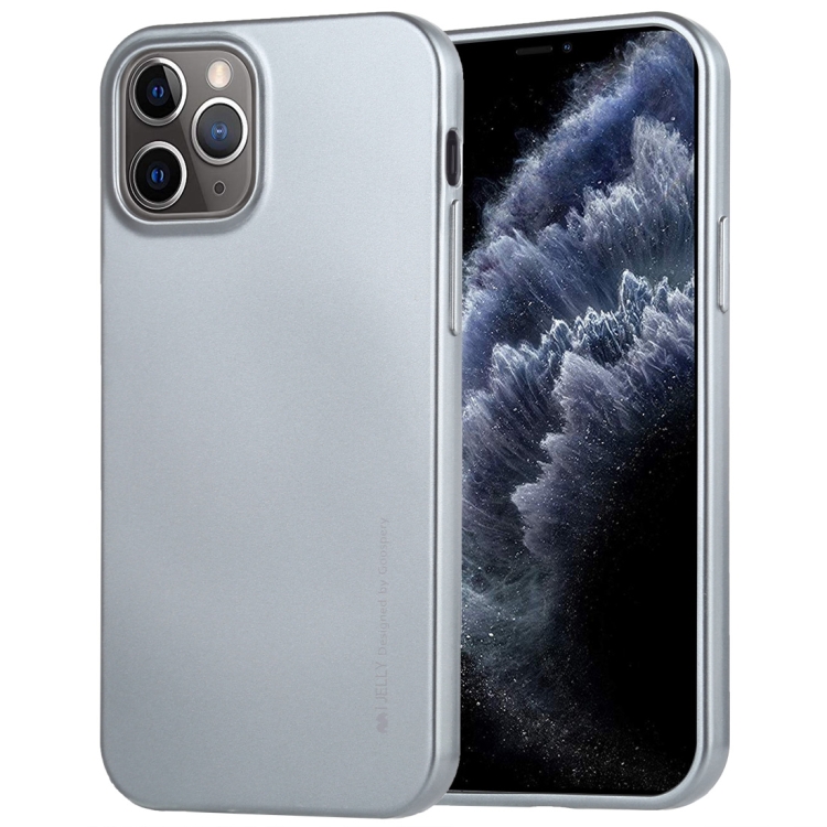 

For iPhone 12 Pro Max GOOSPERY i-JELLY TPU Shockproof and Scratch Case(Grey)