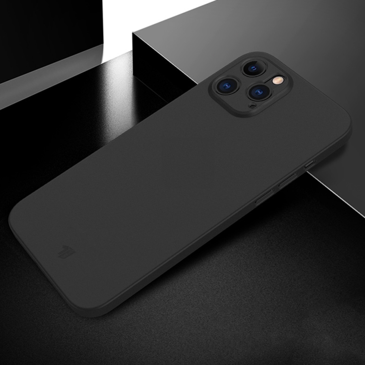 

For iPhone 12 Pro Max X-level Wing Series Shockproof Ultra Thin Matte Protective Case(Transparent Black)