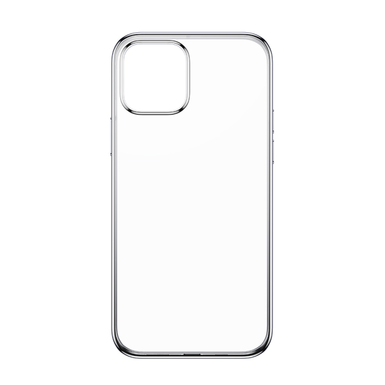 

For iPhone 12 mini ROCK Shockproof Electroplating TPU Protective Case(Silver)