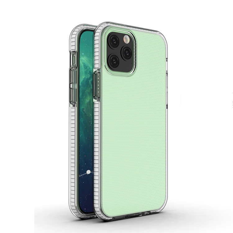 

For iPhone 12 / 12 Pro TPU Double-color Shockproof Protective Case(White)