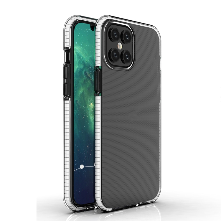 

For iPhone 12 Pro Max TPU Double-color Shockproof Protective Case(White)