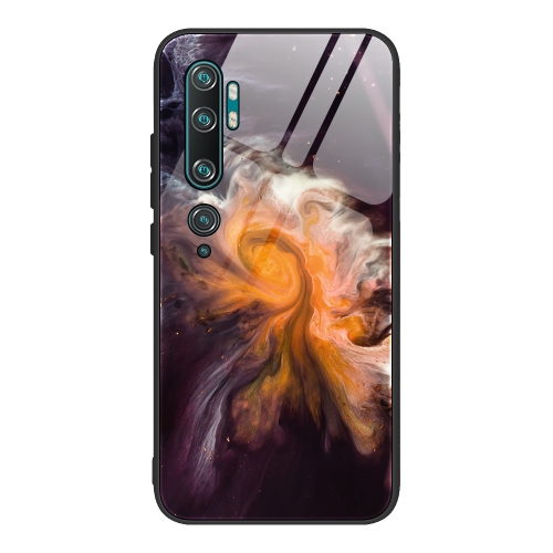 

For Xiaomi Mi Note 10 Marble Pattern Glass Protective Case(DL01)