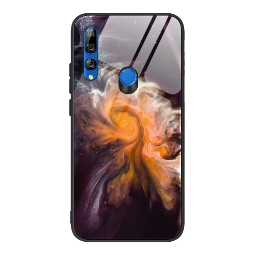 

For Huawei Y9 Prime (2019) / P Smart Z Marble Pattern Glass Protective Case(DL01)