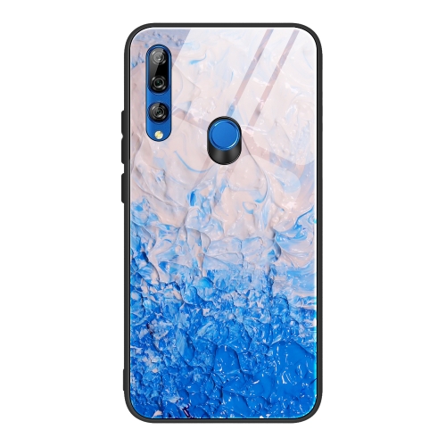 

For Huawei Y9 Prime (2019) / P Smart Z Marble Pattern Glass Protective Case(DL07)