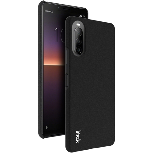 

For Sony Xperia 10 II IMAK Full Coverage Cowboy Hard Case(Matte Black)