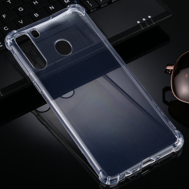 

For Samsung Galaxy A21 Four-Corner Anti-Drop Ultra-Thin TPU Case