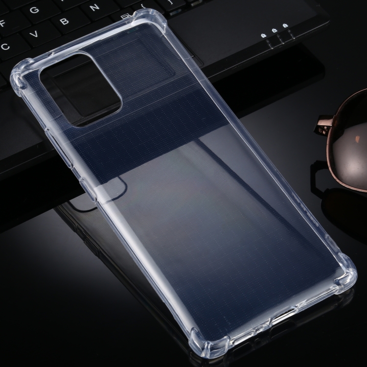 

For Samsung Galaxy M80s / A91 Four-Corner Anti-Drop Ultra-Thin TPU Case